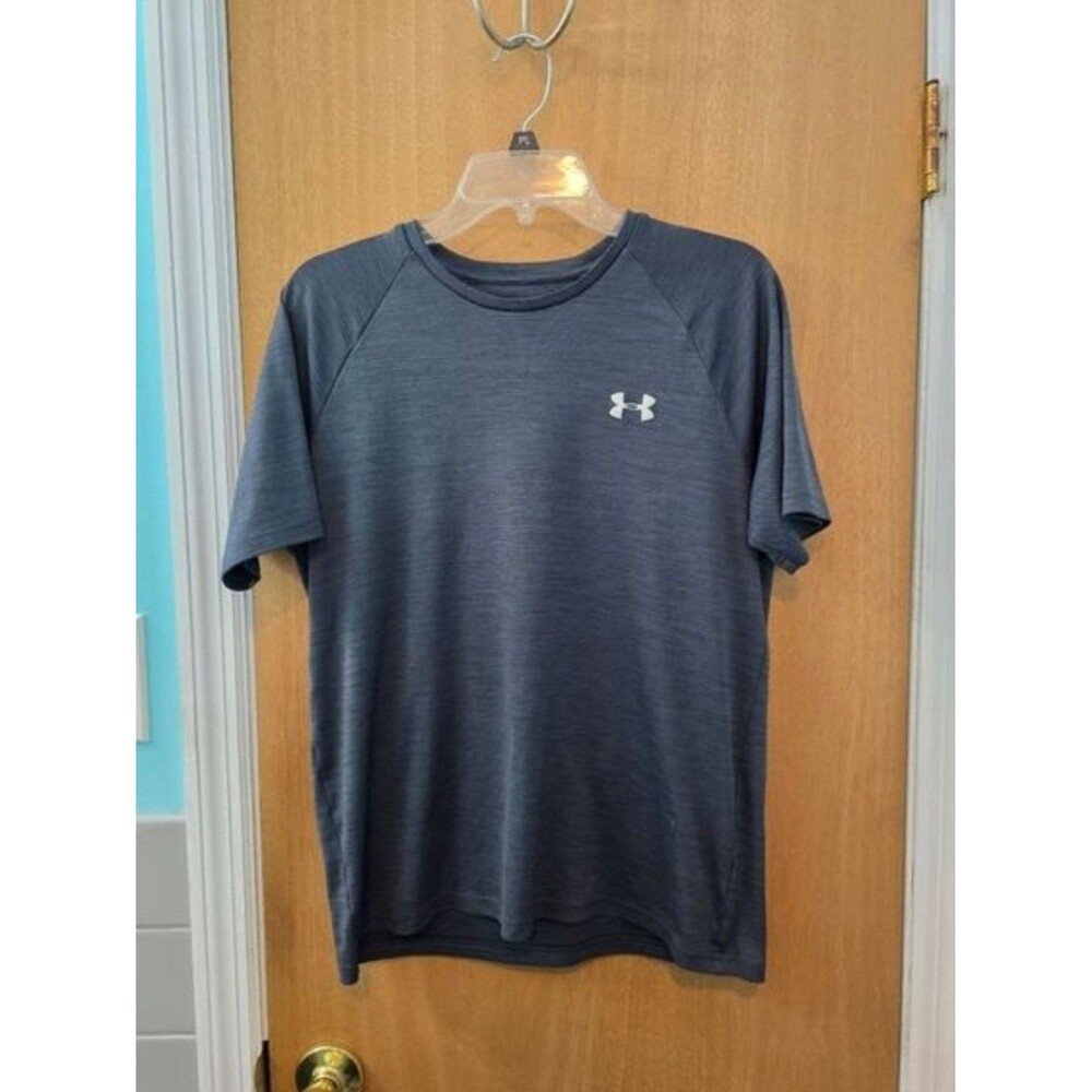 Under Armour Men’s Short Sleeve Tech Tee — Charcoal with White Logo